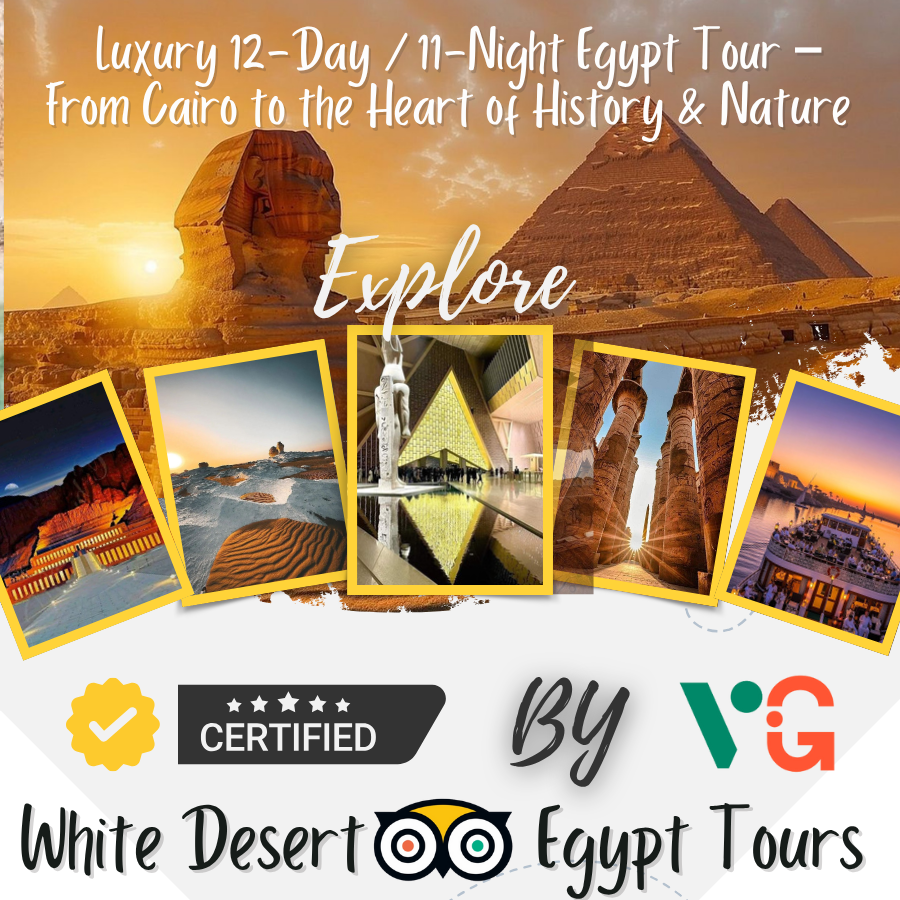 ✨ Luxury 12-Day / 11-Night Egypt Tour – Code Number Program ( 102 )