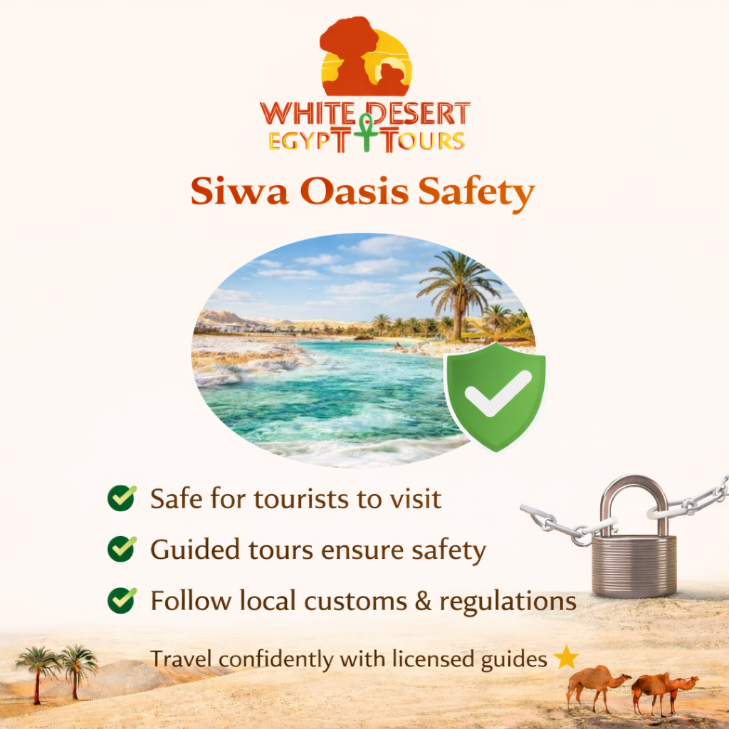 Siwa Oasis Safety, White Desert Egypt Tours